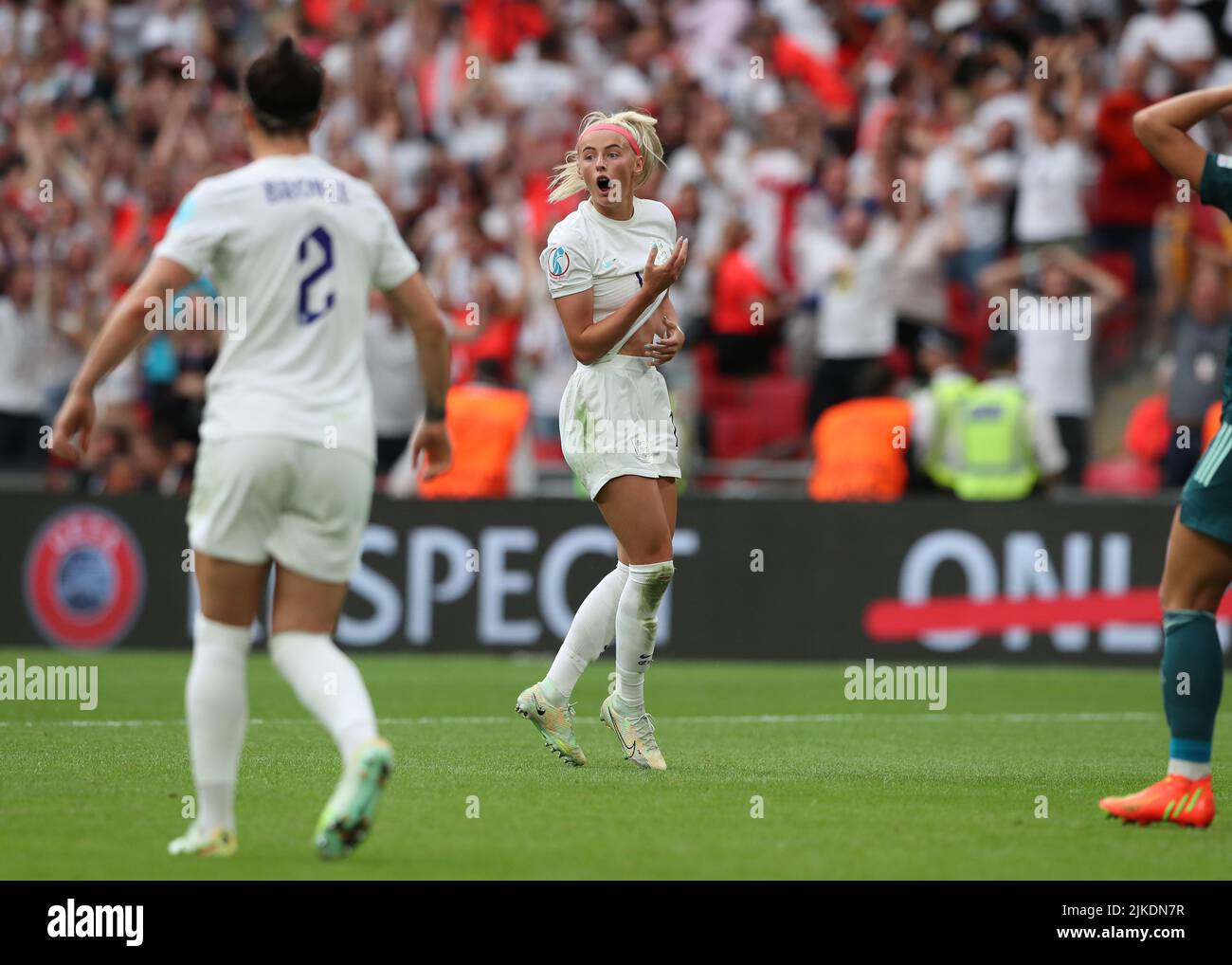 31st July 2022; Wembley Stadium, London, England Womens European International final, England
