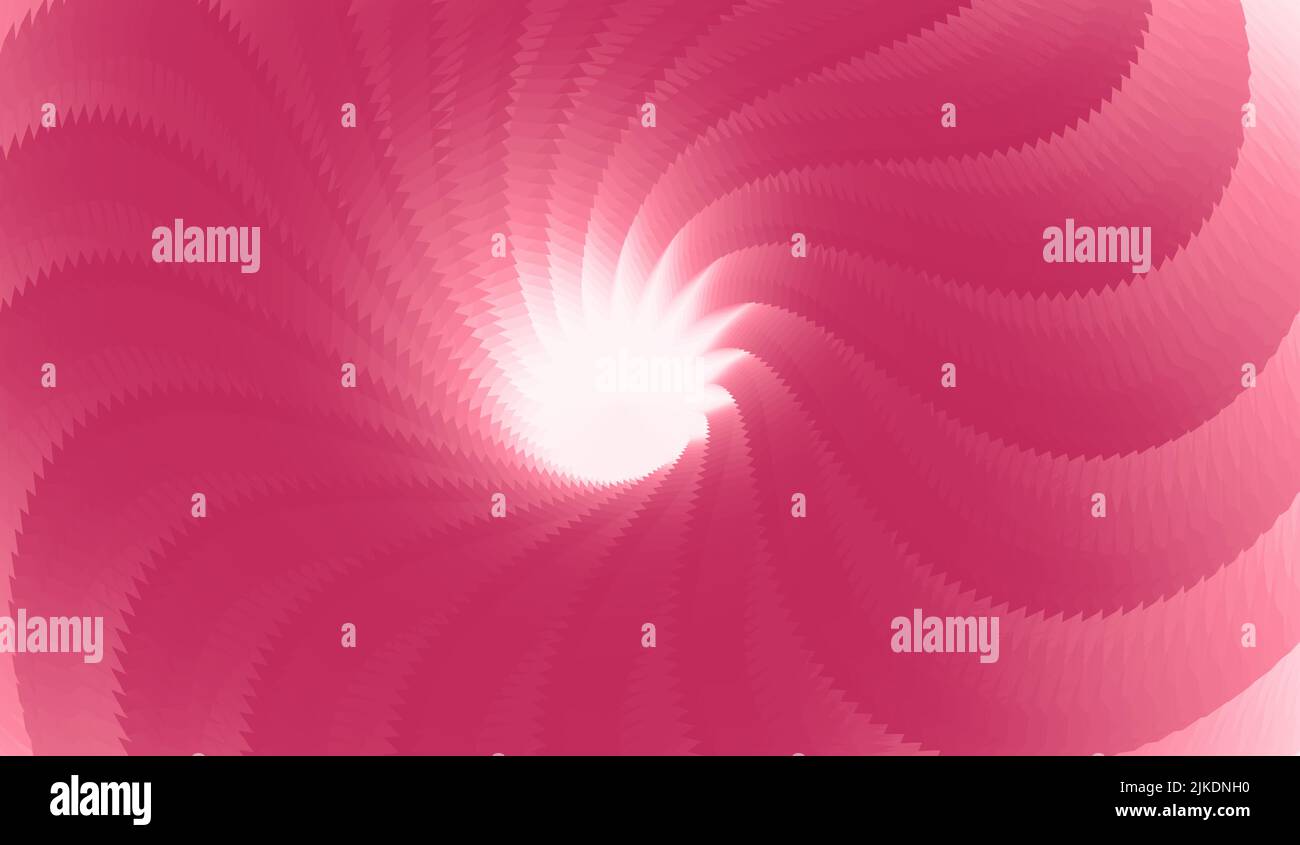 Concentric abstract pattern created from repetitive elements. 3d vector illustration. Stock Vector