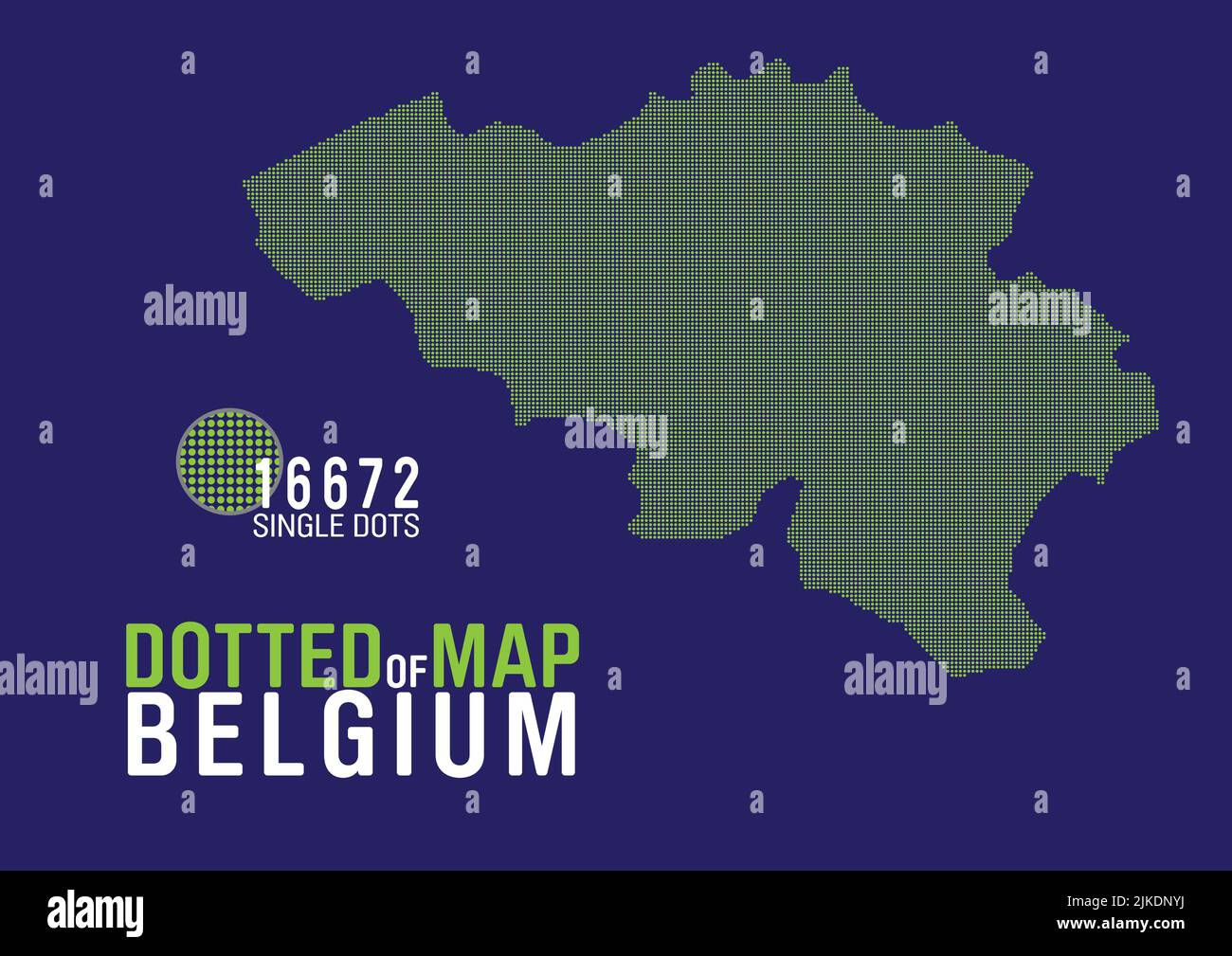 a dotted map of belgium Stock Vector Image & Art - Alamy