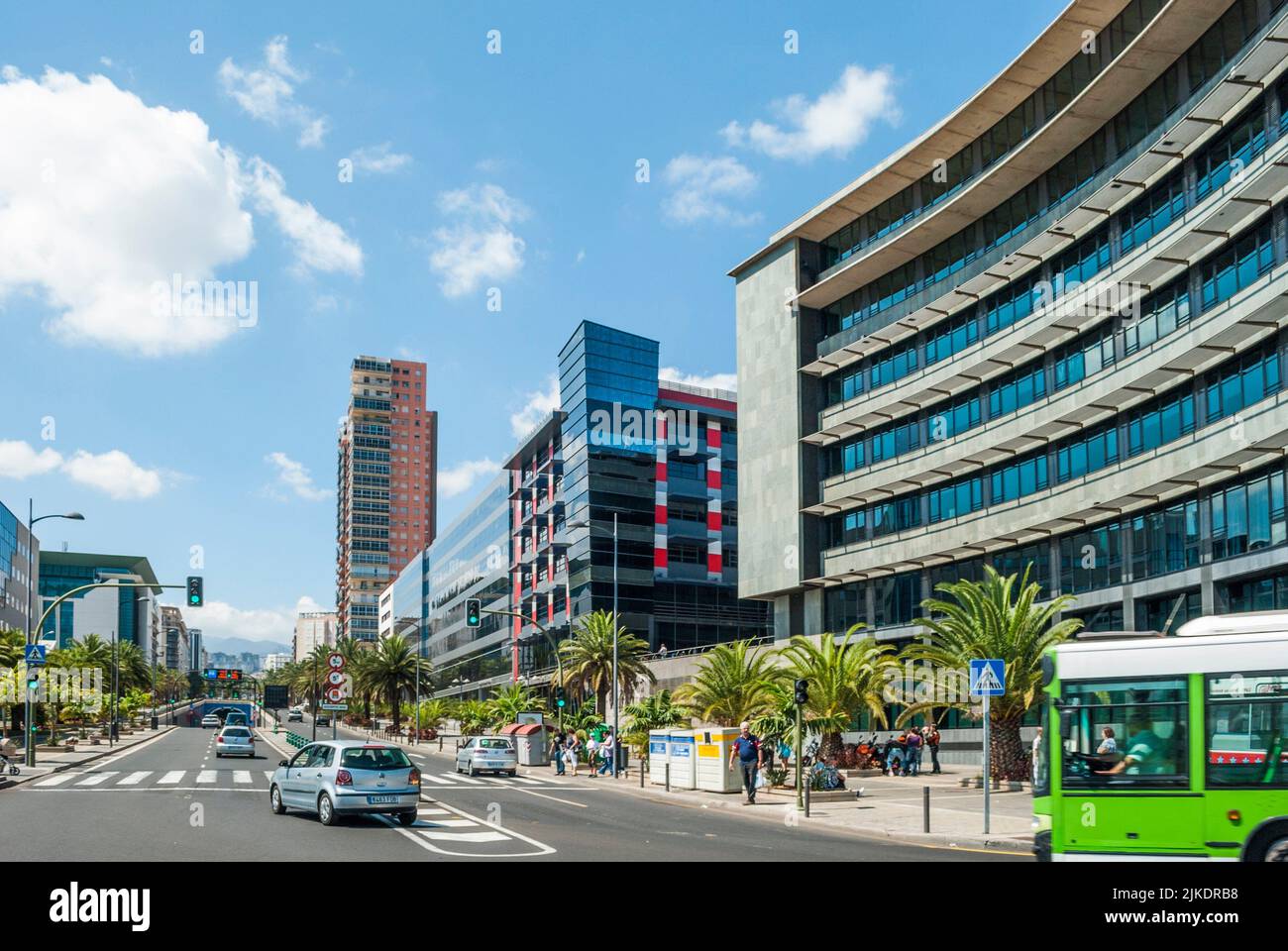 Architecture of Santa Cruz. Santa Cruz de Tenerife, Canary Islands