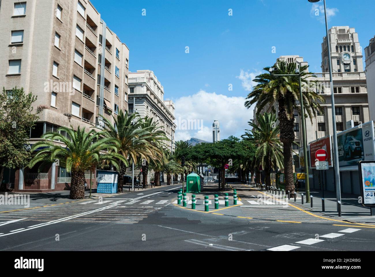 Architecture of Santa Cruz. Santa Cruz de Tenerife, Canary Islands