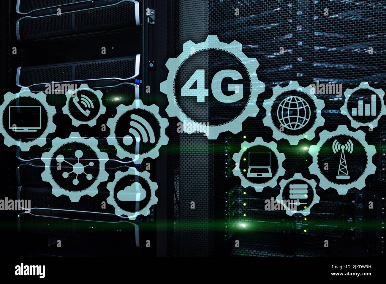 Mobile cellular high speed data connection concept