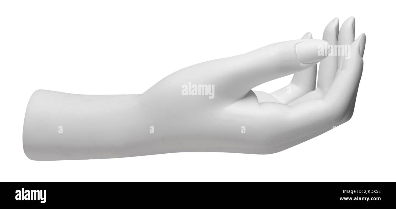 White Mannequin Hand Stock Photo Alamy
