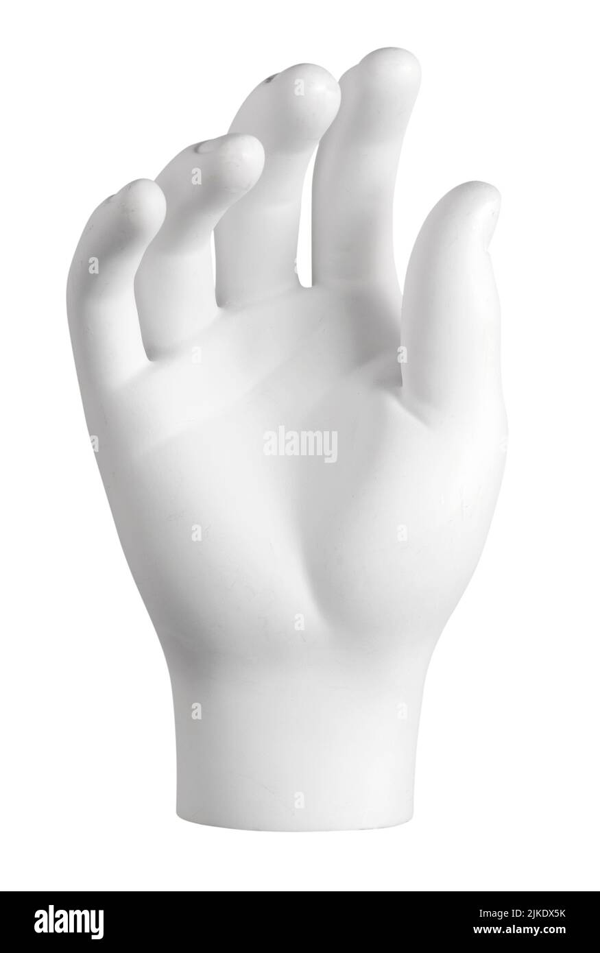White Mannequin Hand Stock Photo