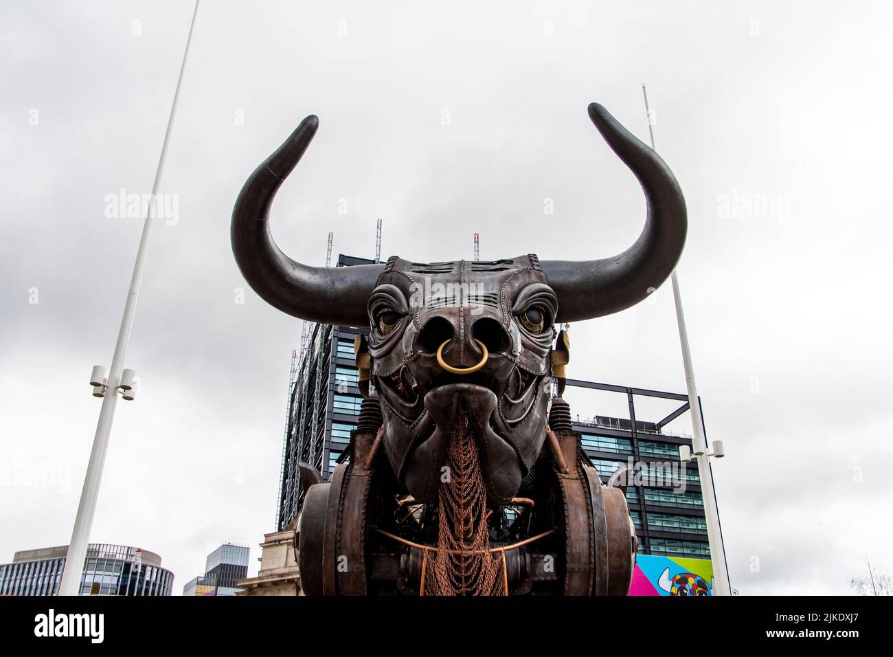 10 mtr high Mechanical Bull, the centrepiece of Commonwealth Games 2022