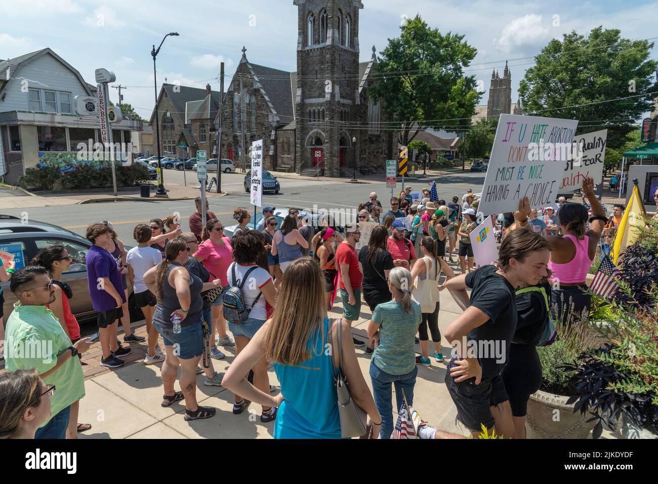 Pro Choice Women's Rights March & Rally in Philadelphia Pennsylvania ...