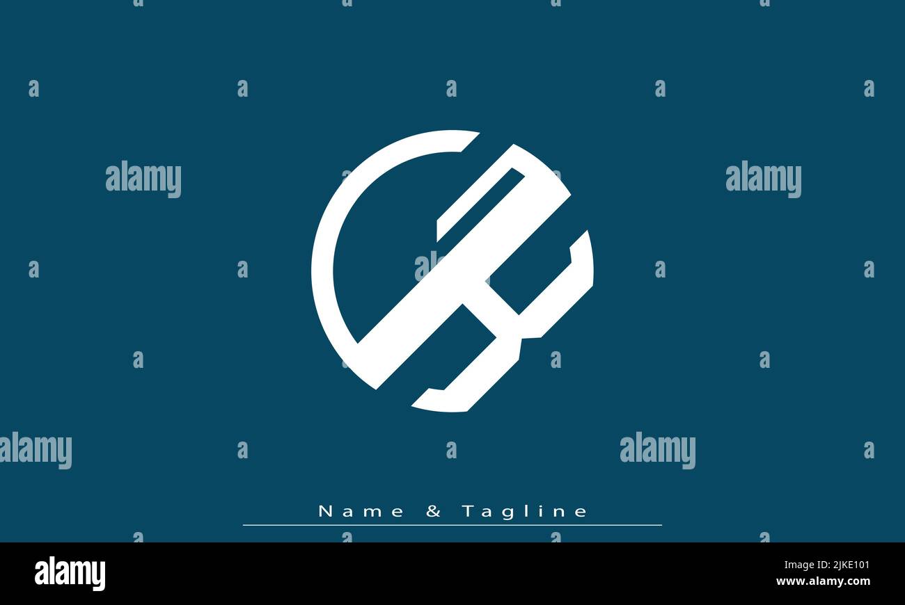 Alphabet letters Initials Monogram logo GK , KG Stock Vector