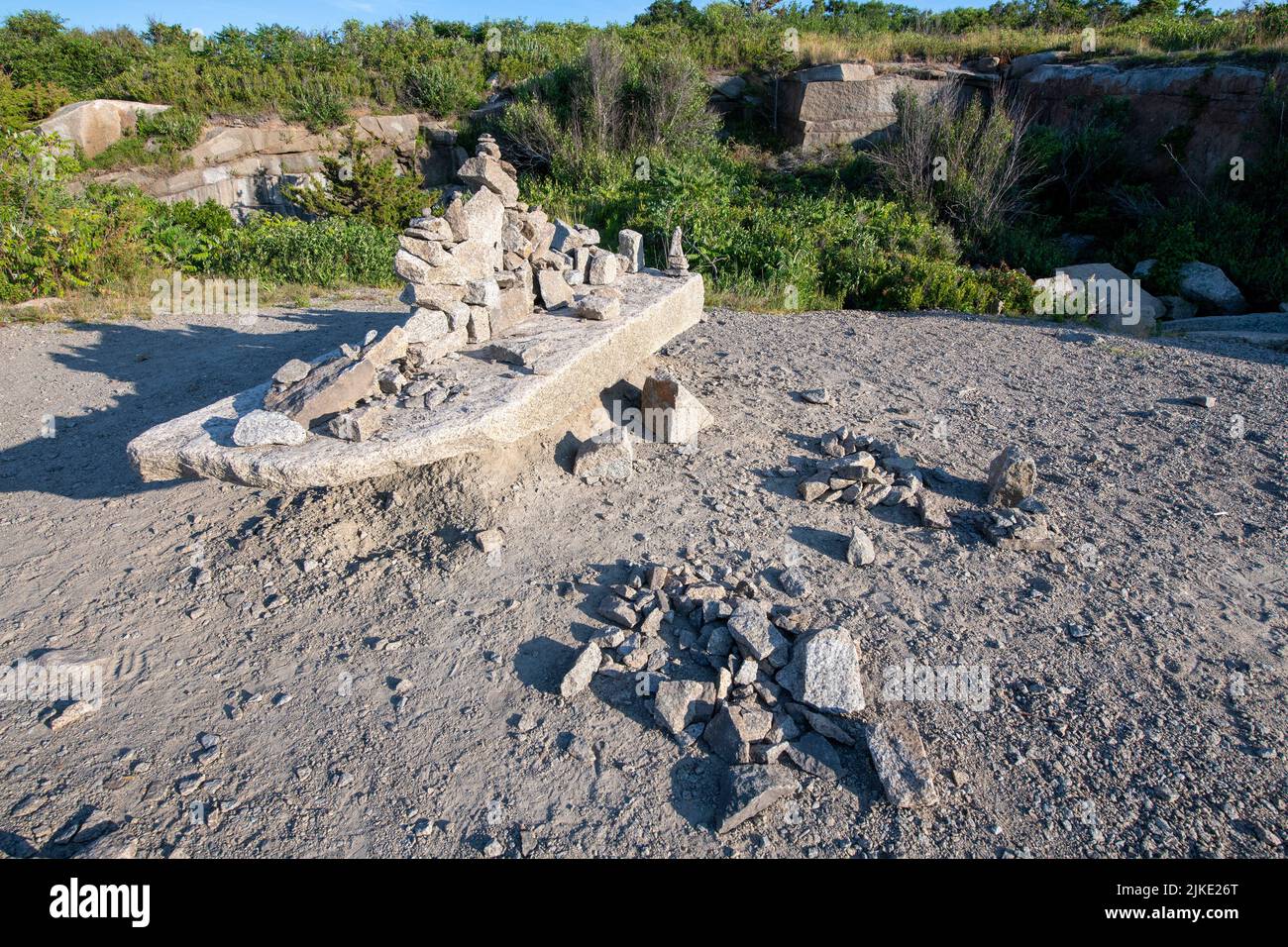 Halibut Point State Park Stock Photo Alamy