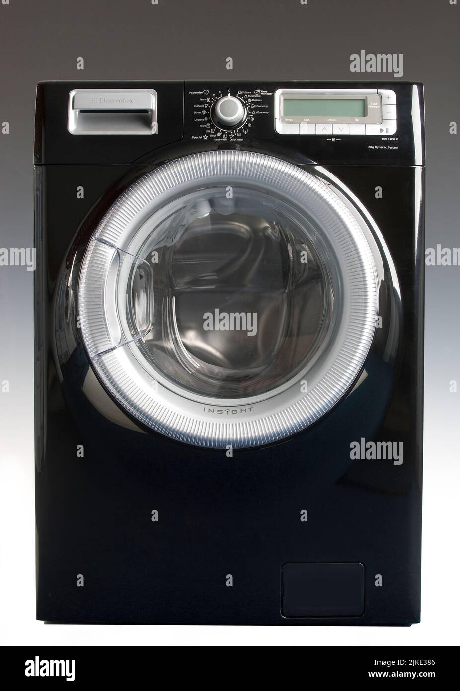 black washing machine Stock Photo