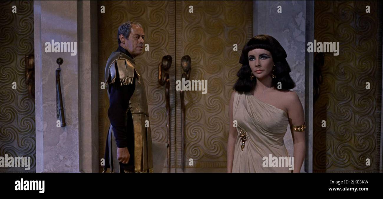 Los Angeles.CA.USA. Rex Harrison (as Julius Caesar) and Elizabeth