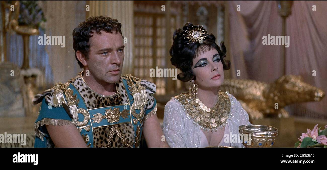 Los Angeles.CA.USA. Richard Burton (as Mark Antony) and Elizabeth