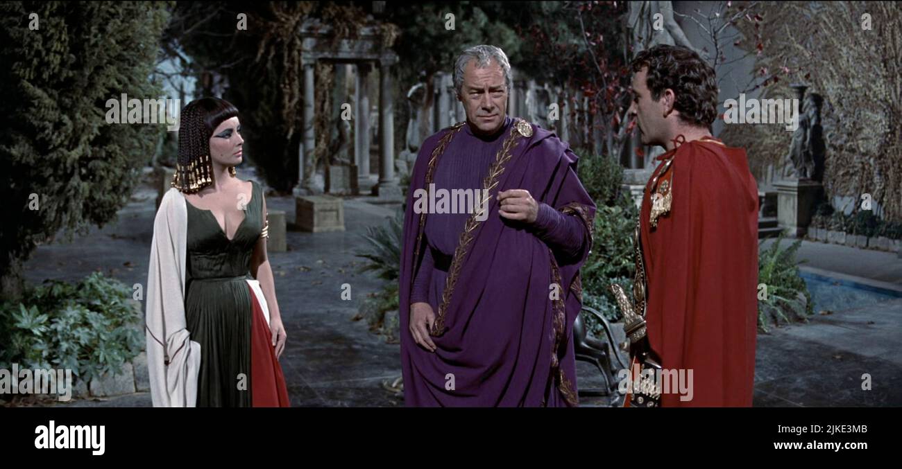 Los Angeles.CA.USA. Richard Burton (as Mark Antony), Rex Harrison (as