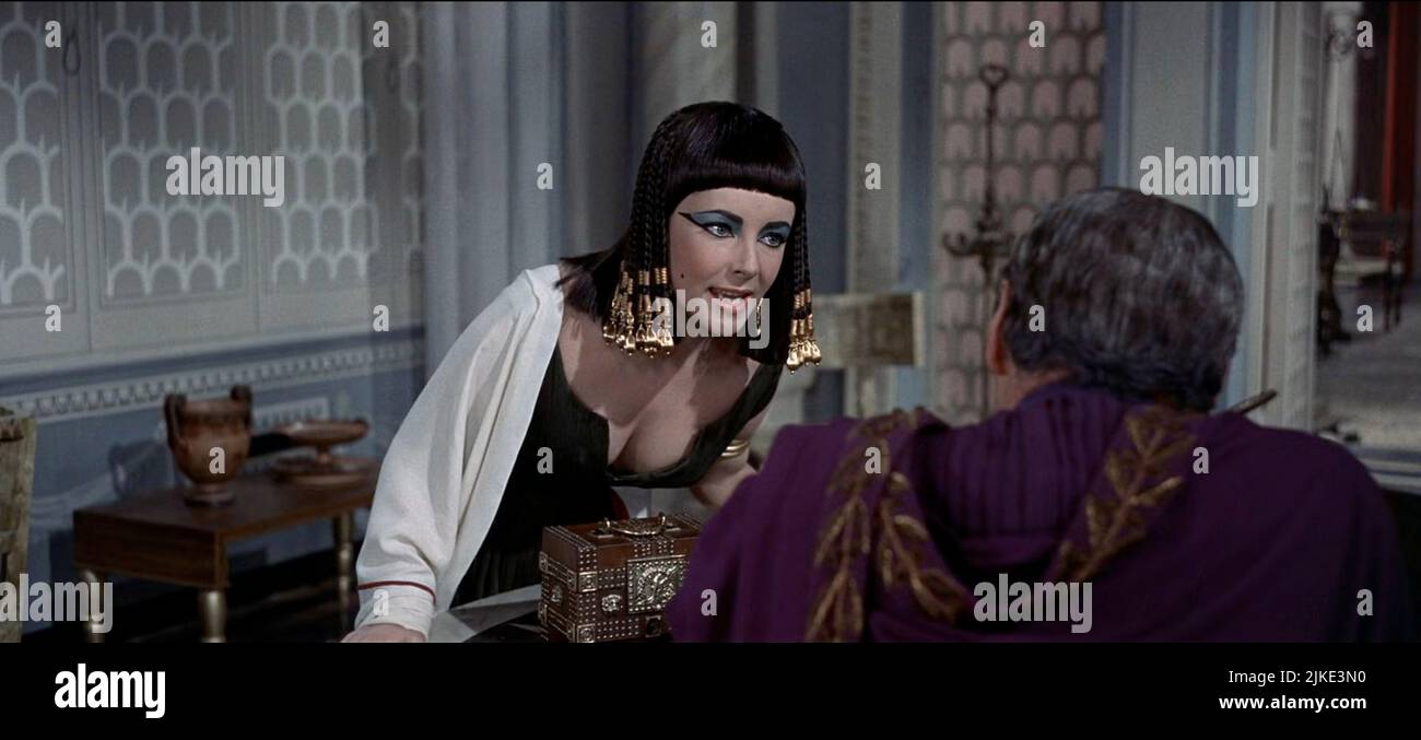 Los Angeles.CA.USA. Rex Harrison (as Julius Caesar) and Elizabeth