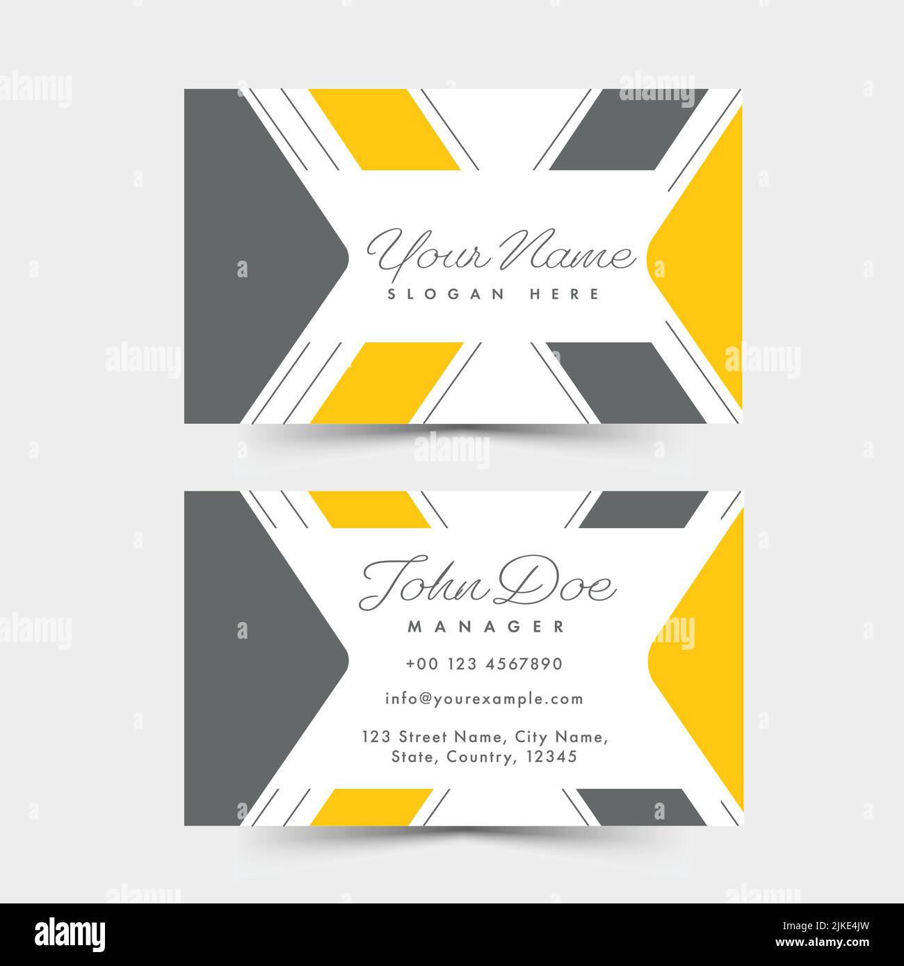 Editable visiting card Stock Vector Images - Alamy