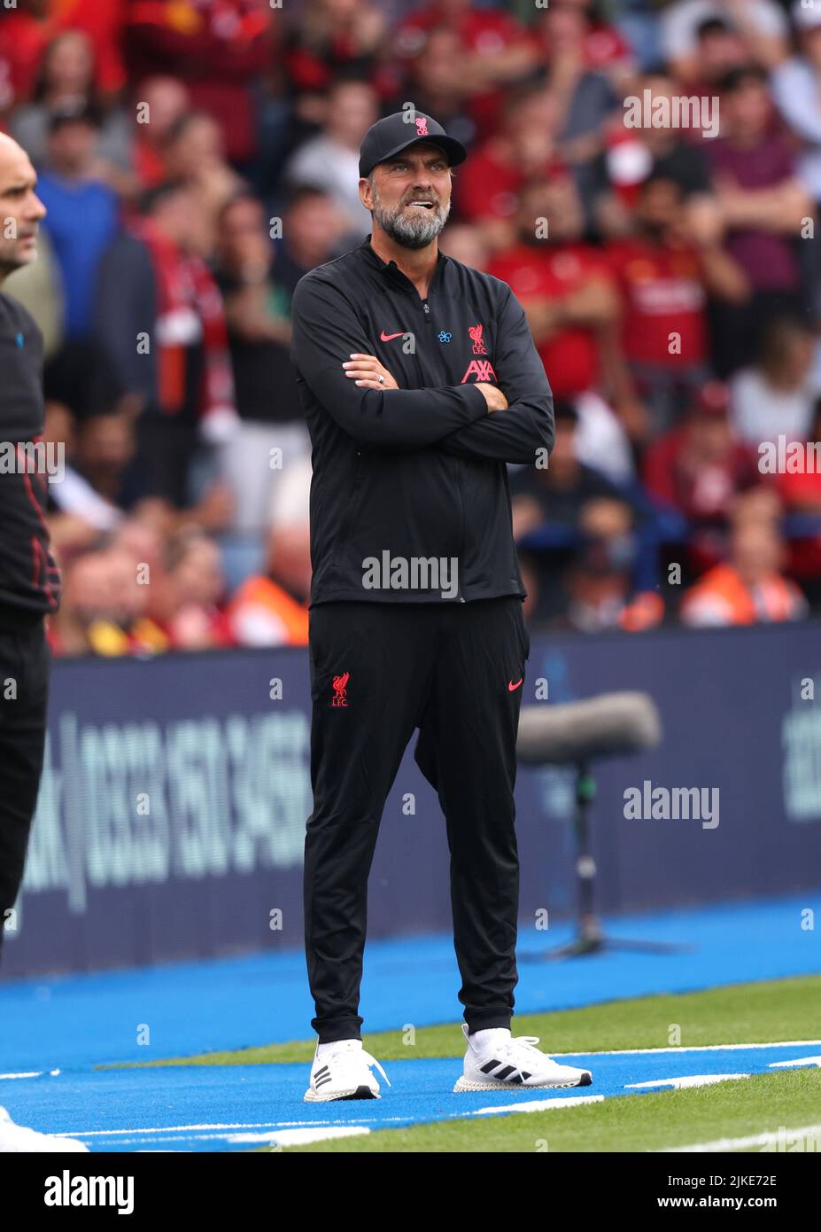 Leicester, UK. 30th July, 2022. Jurgen Klopp (Liverpool manager) at the FA Community Shield match Liverpool v Manchester City, at King Power Stadium, Leicester, UK, on July 30, 2022 Credit: Paul Marriott/Alamy Live News Stock Photo