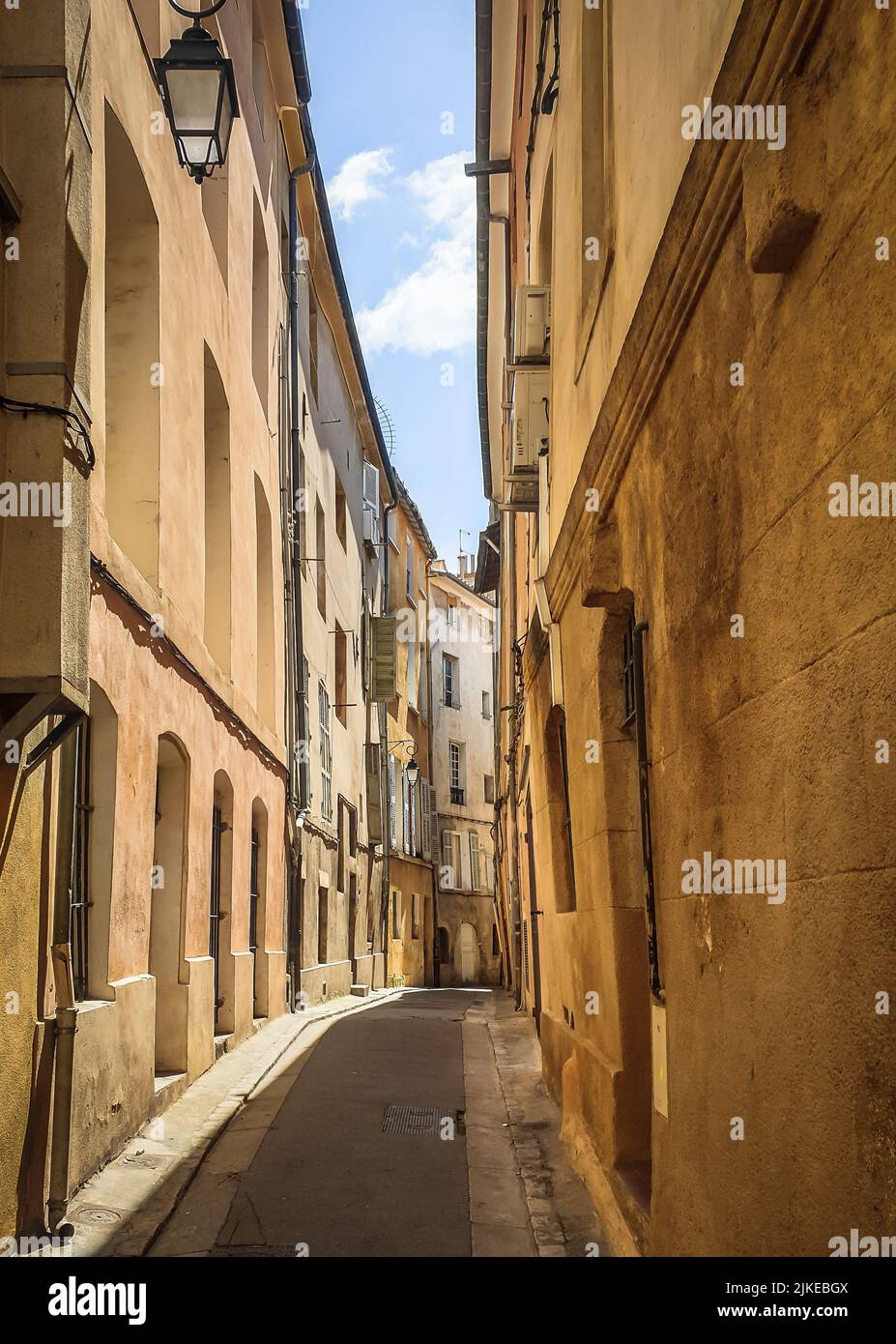 Aix-en-Provence, France, May 2022, view of a street in Provence Stock Photo