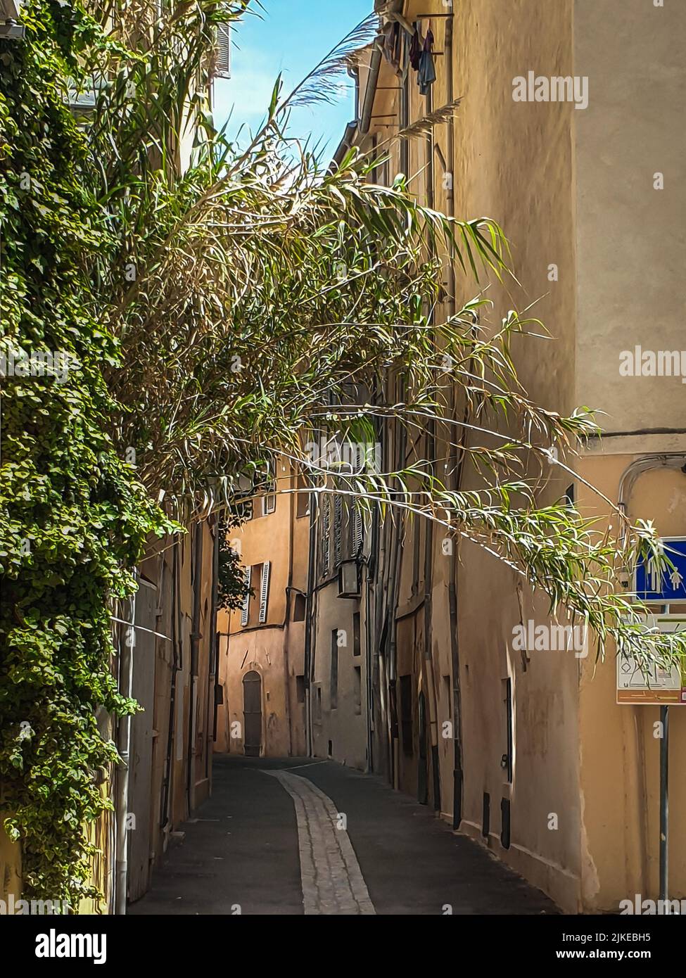 Aix-en-Provence, France, May 2022, view of a street in Provence Stock Photo