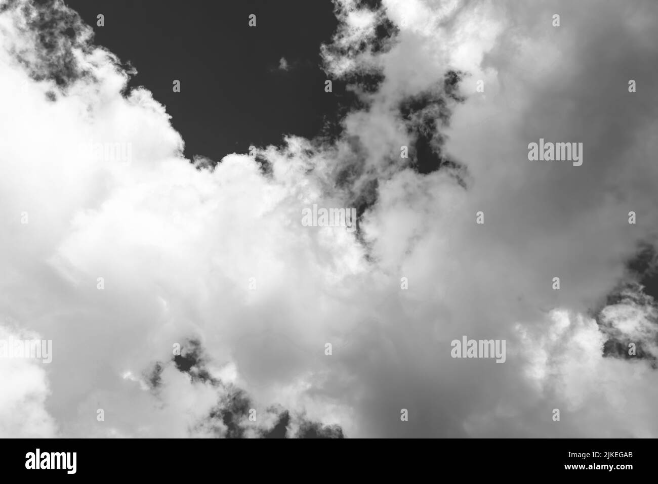 Blue sky with light clouds in windy weather, beautiful blue sky in