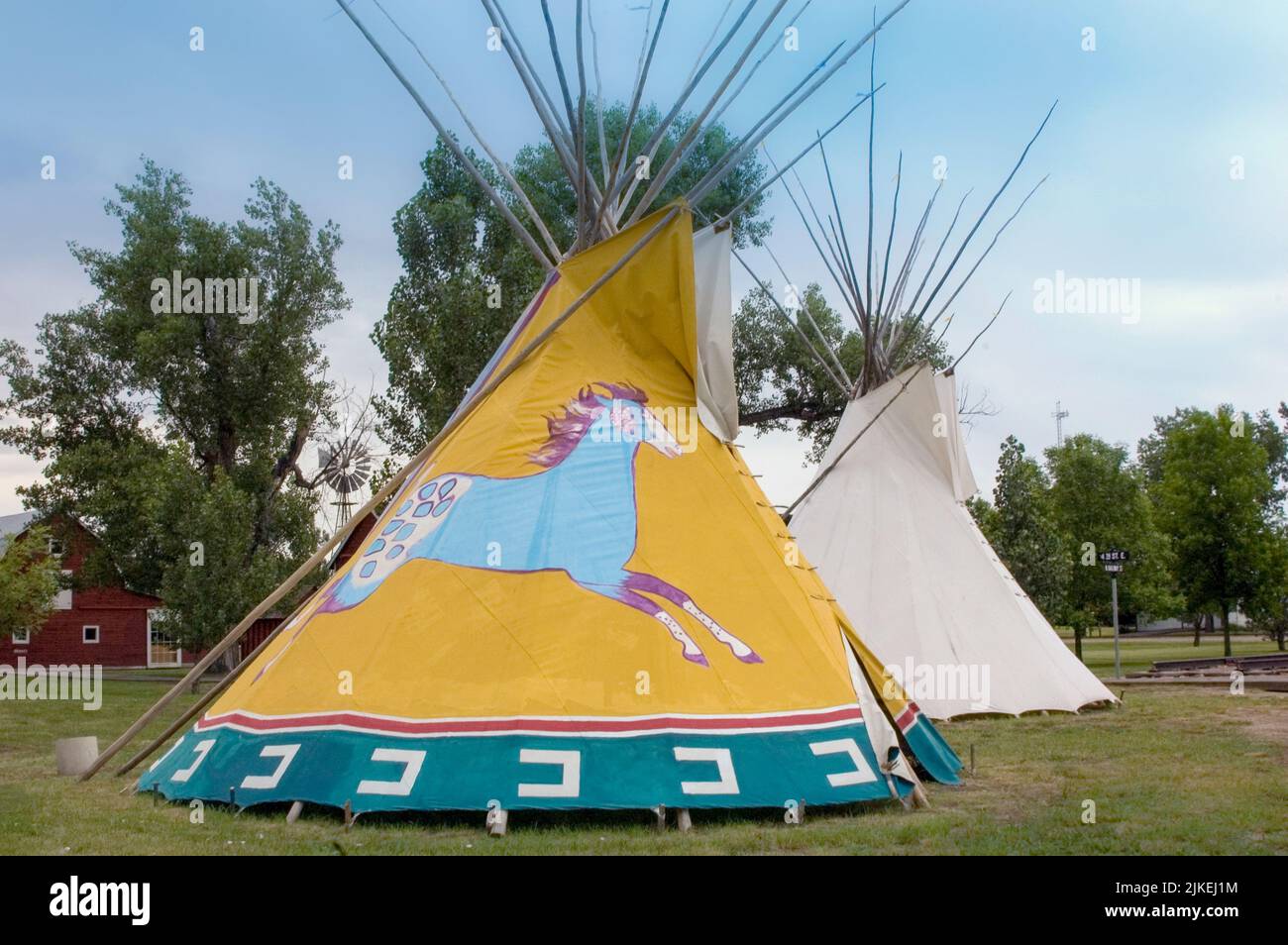 on the Crow Indian Reservation, Crow Agency Montana Stock Photo Alamy