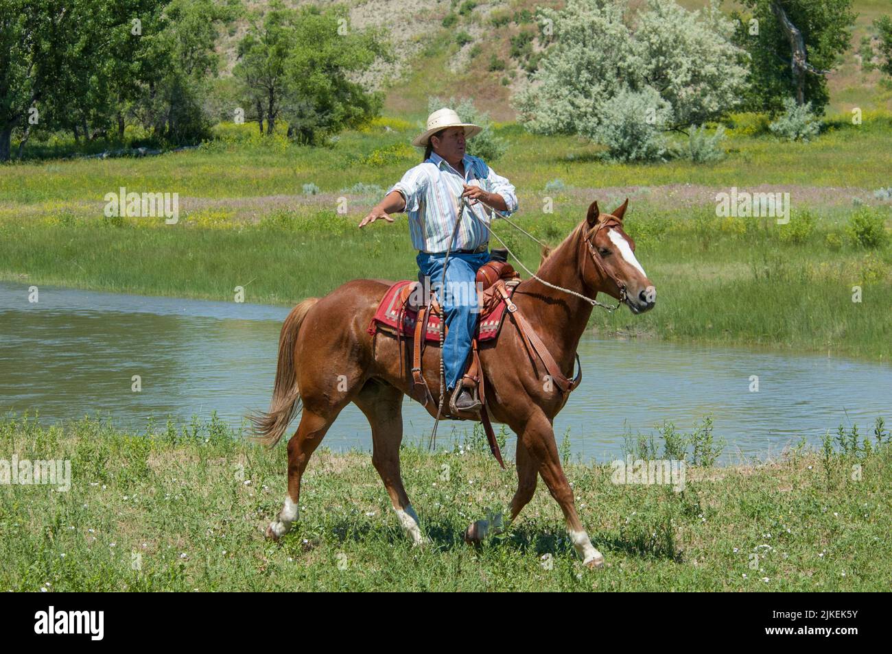 On the Crow Indian Reservation, Crow Agency Montana Stock Photo Alamy
