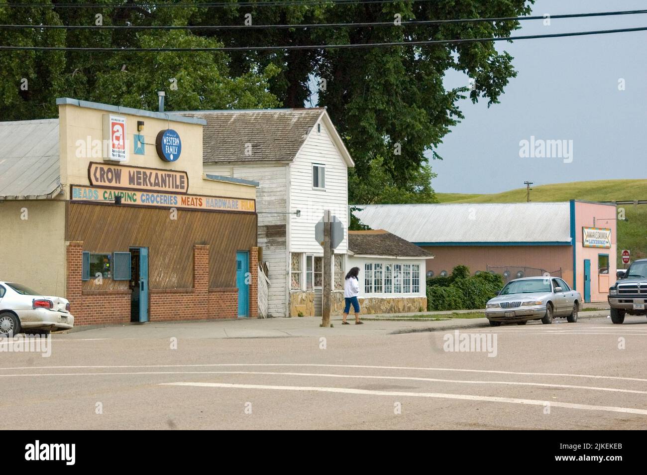 on the Crow Indian Reservation, Crow Agency Montana Stock Photo Alamy