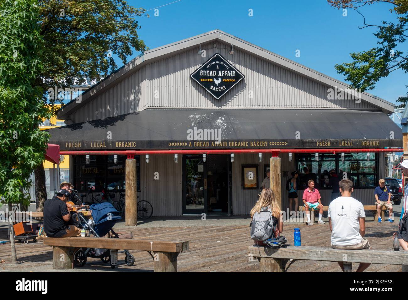 Bread affair bakery in granville island hires stock photography and
