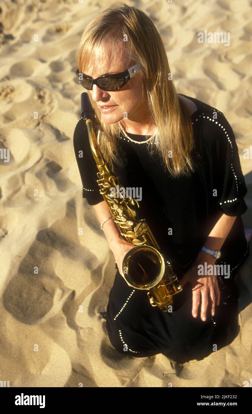 British Jazz Saxophonist Barbara Thompson in 1994 Stock Photo Alamy