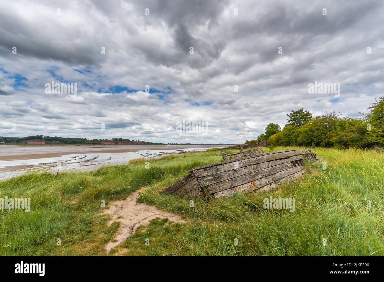 Ship graveyard, Purton, Gloucestershire Stock Photo Alamy