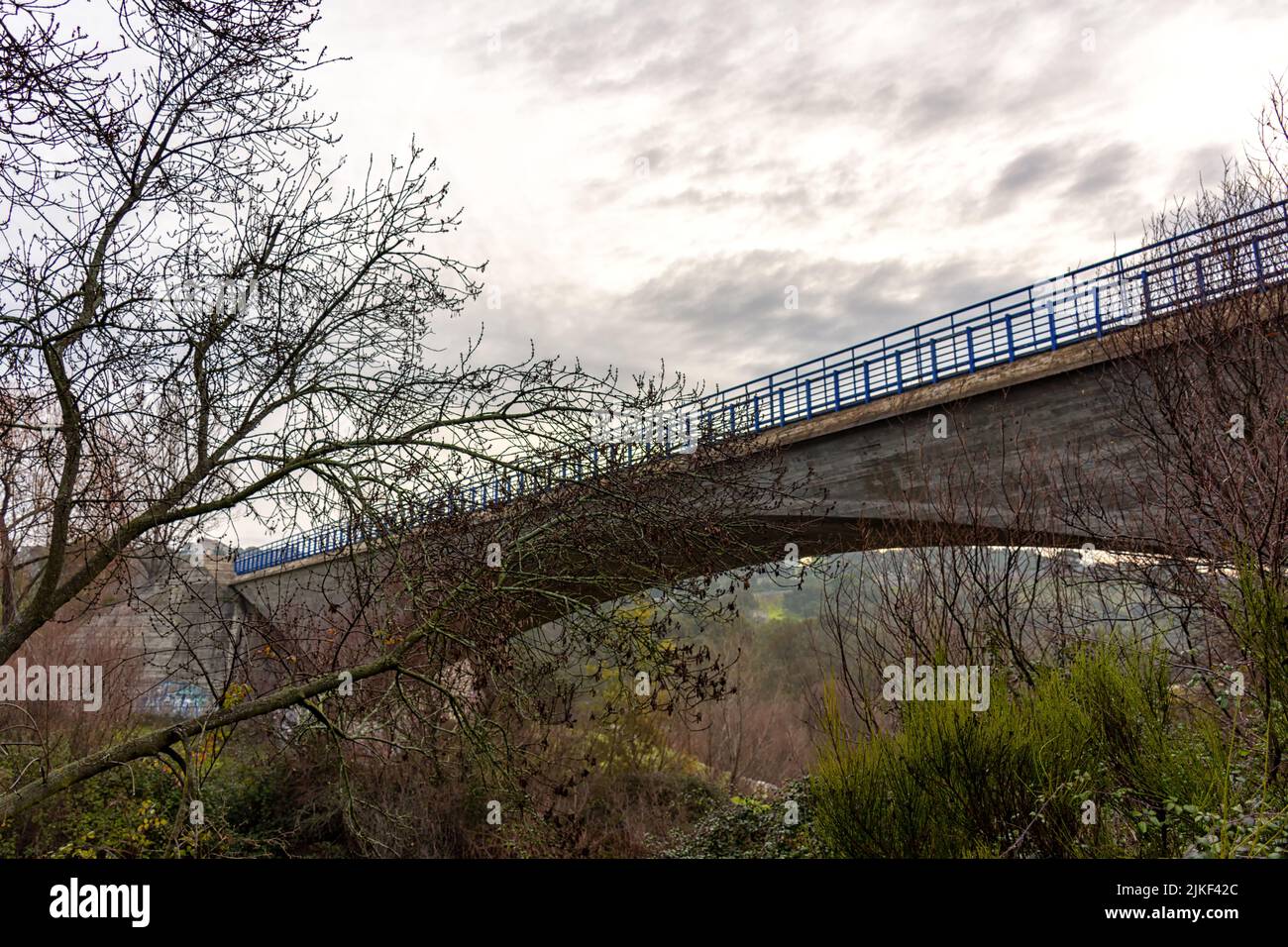 Puente Nuevo de Herrera en Galapagar, Comunidad de Madrid, España Stock Photo