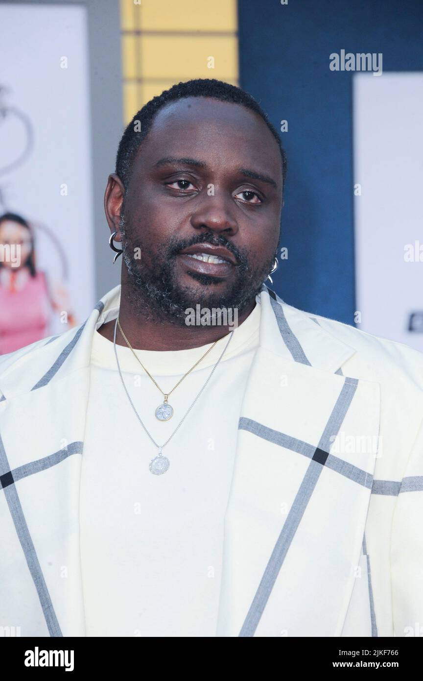 Los Angeles, CA. 1st Aug, 2022. Brian Tyree Henry at arrivals for BULLET TRAIN Premiere, Regency Village - Regency Bruin Theater, Los Angeles, CA August 1, 2022. Credit: Elizabeth Goodenough/Everett Collection/Alamy Live News Stock Photo