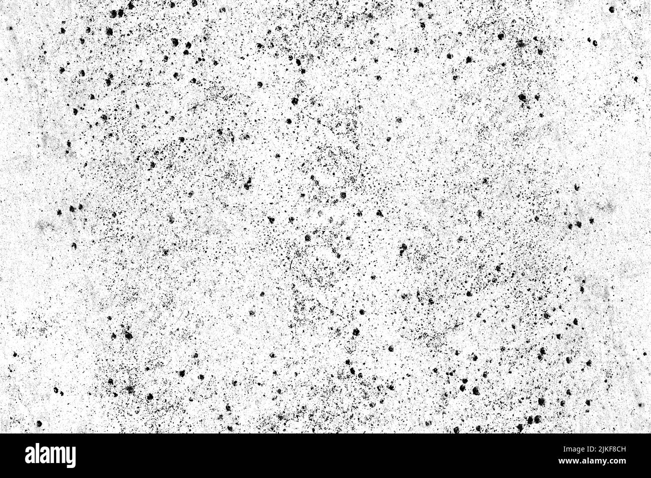 Seamless scattered grunge texture on white metal sheet Stock Photo