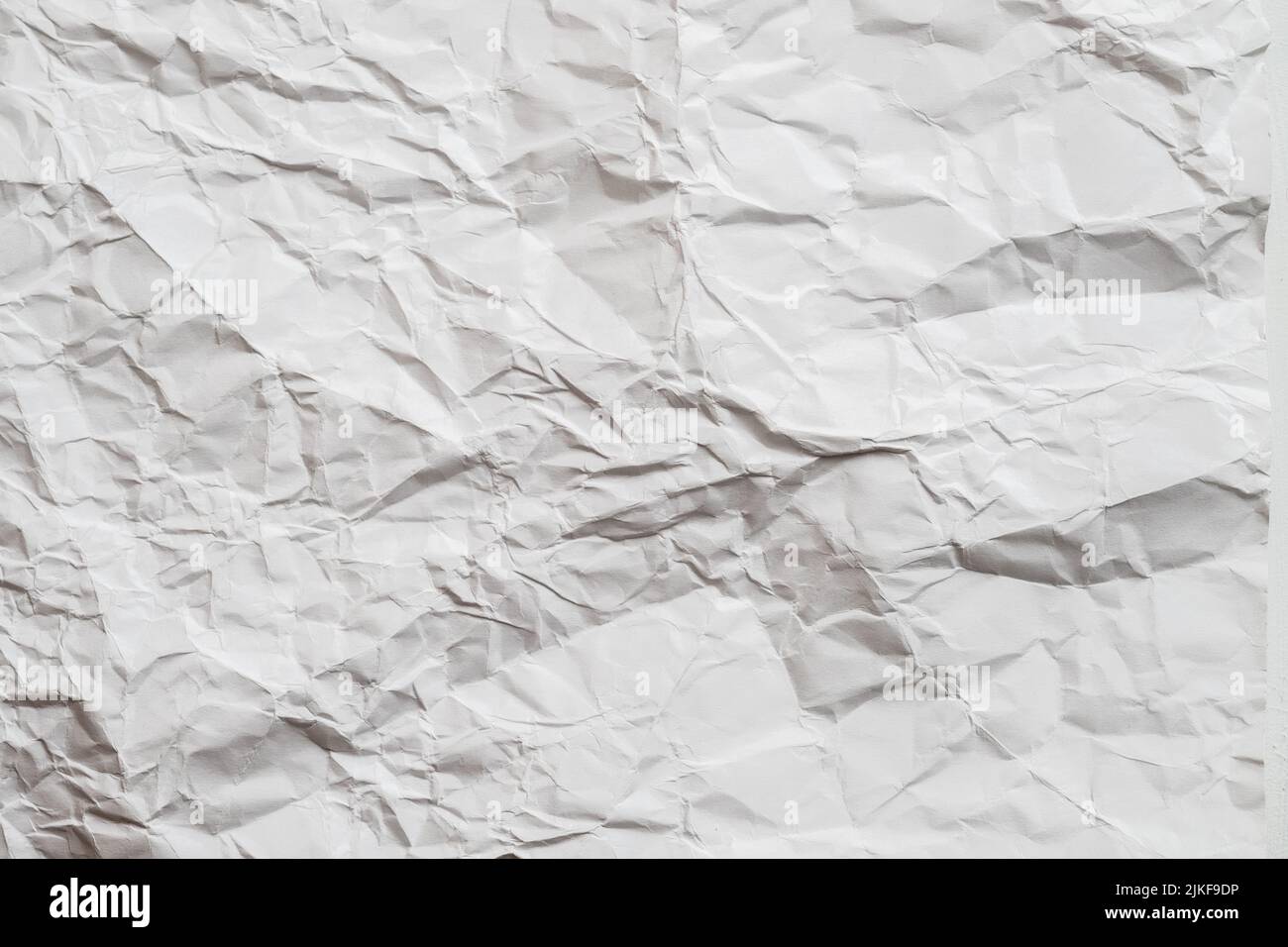 gray wrinkled paper waste recycling background Stock Photo
