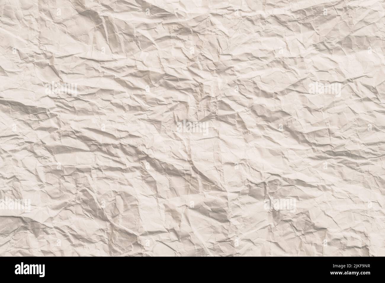 beige crumpled paper cellulose industry background Stock Photo