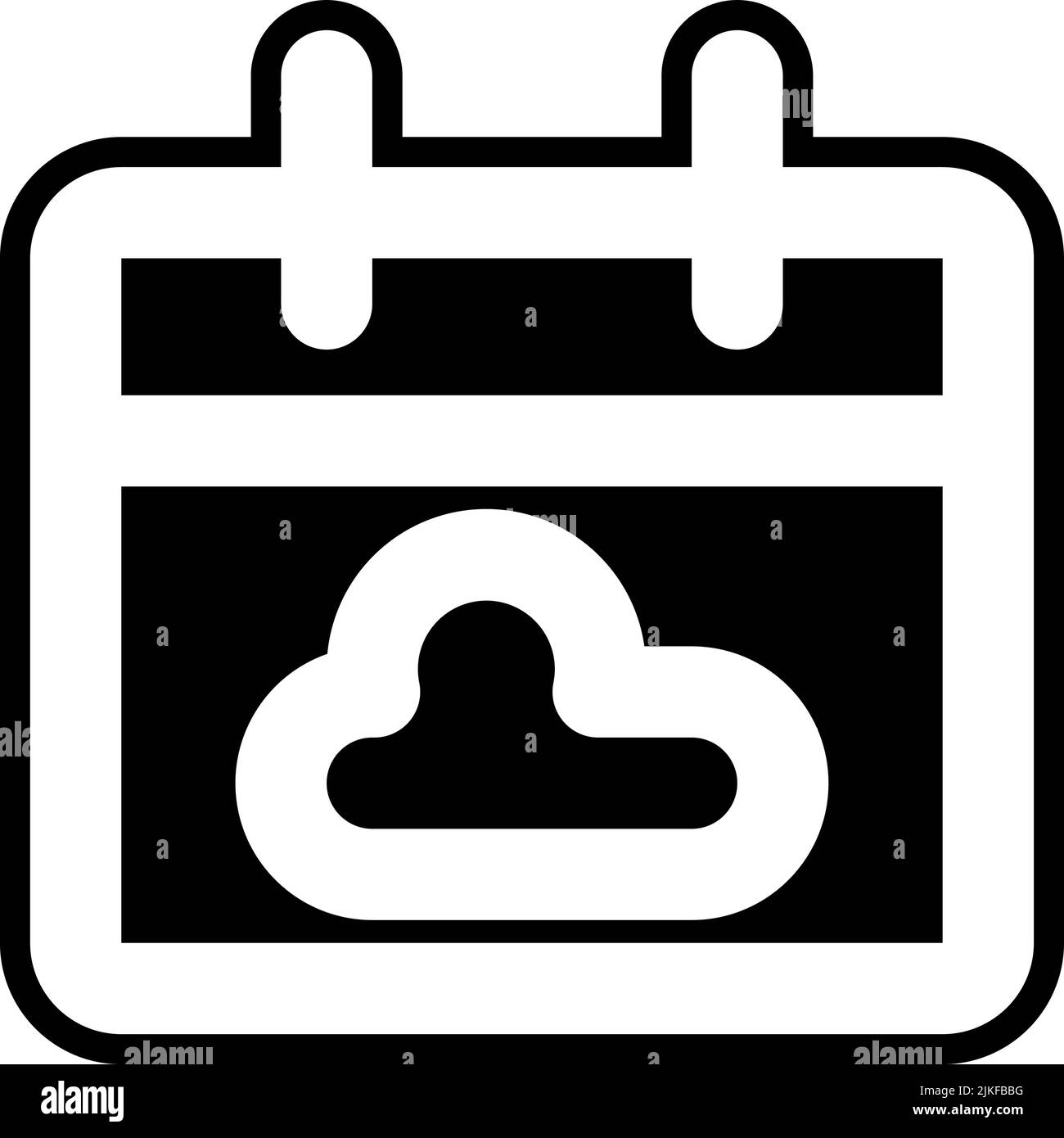 cloudy icon black vector illustration Stock Vector Image & Art - Alamy