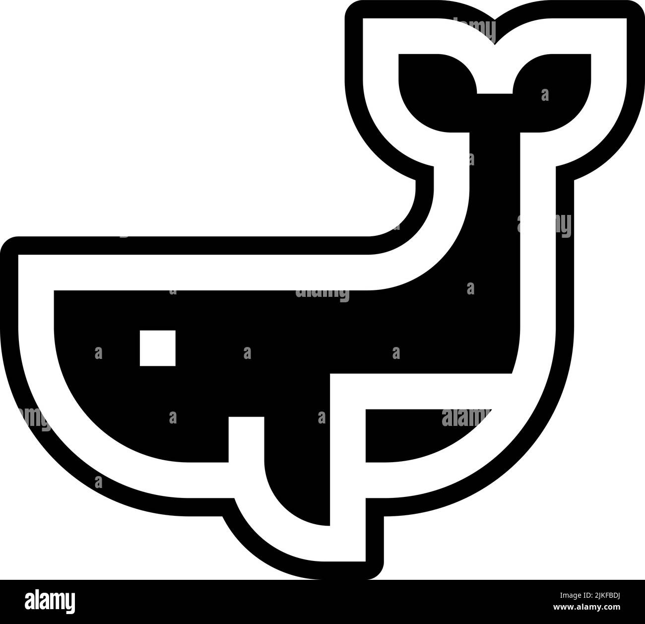orca icon black vector illustration Stock Vector Image & Art - Alamy