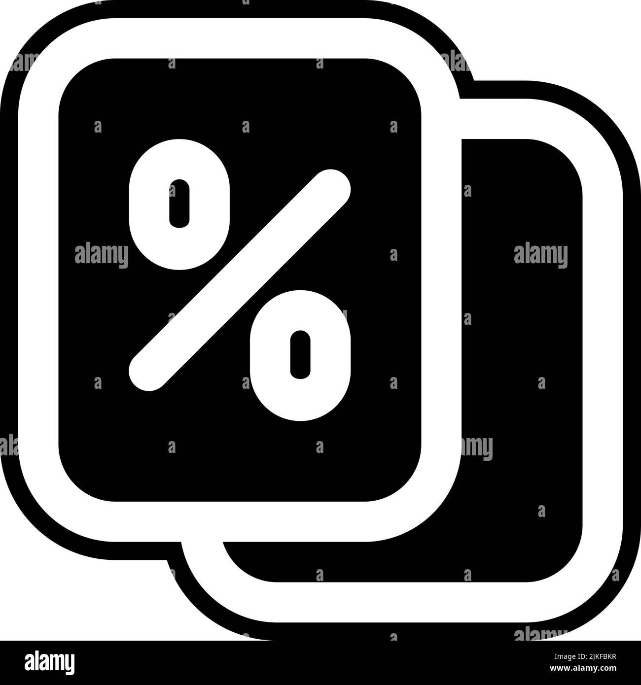 discount label icon black vector illustration Stock Vector Image & Art ...