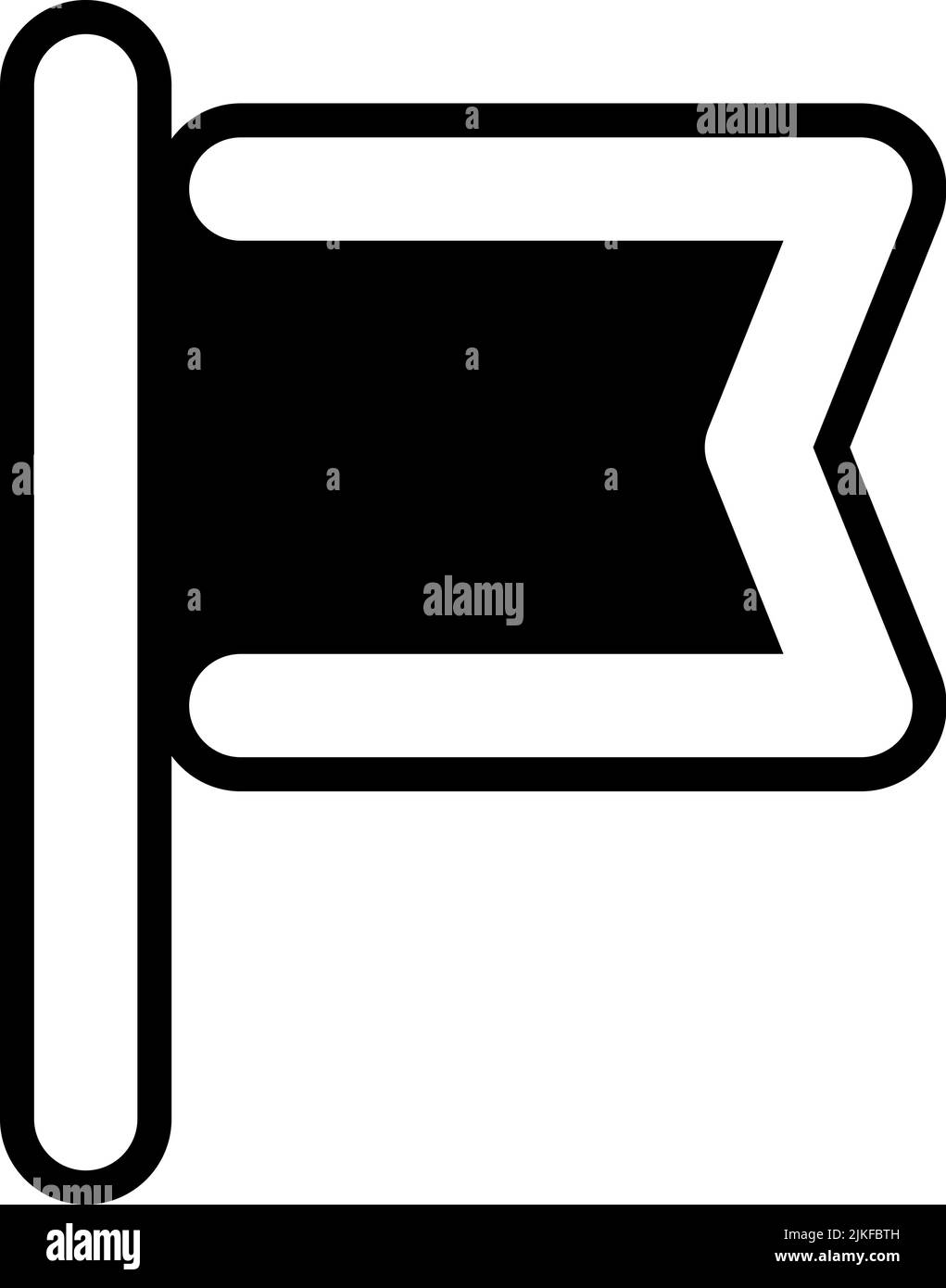 flag icon black vector illustration Stock Vector Image & Art - Alamy