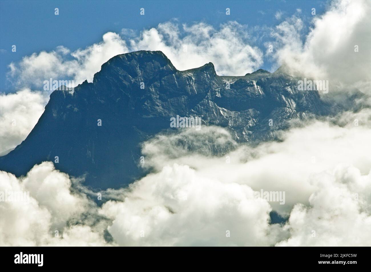Mount Kinabalu in Sabah, Malaysia. Stock Photo