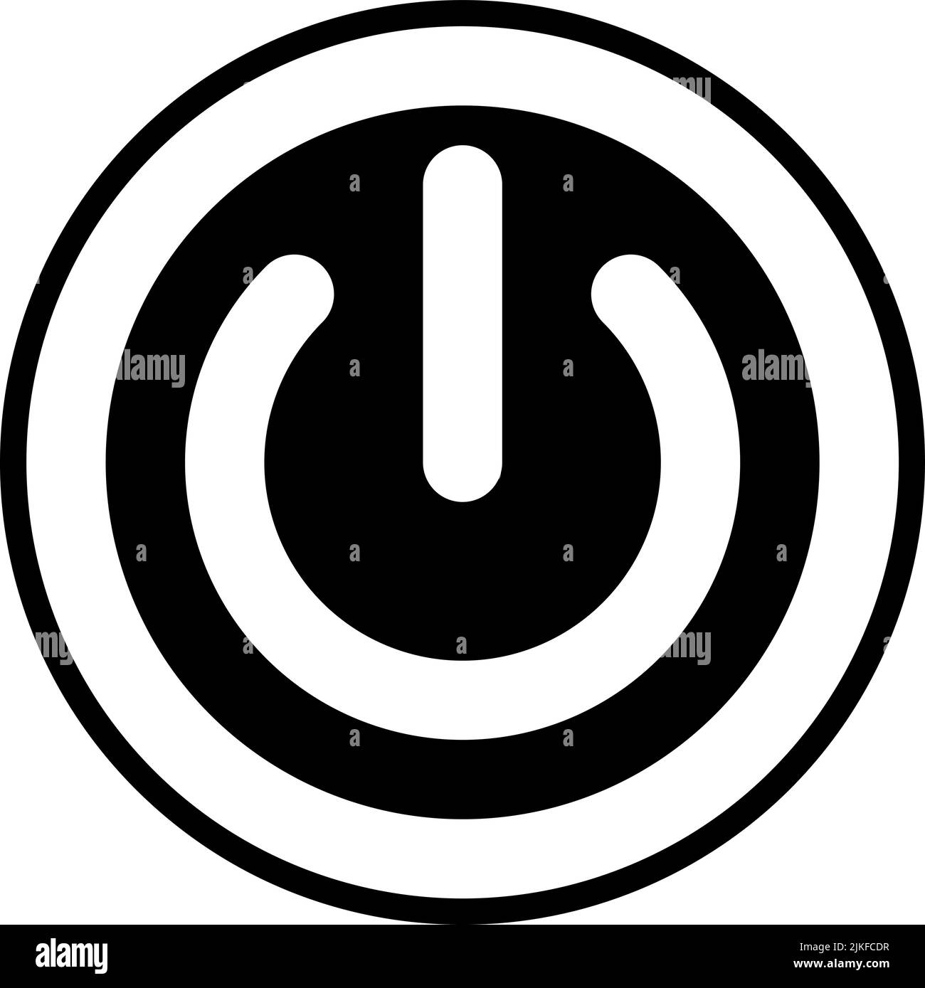turn off icon black vector illustration Stock Vector Image & Art Alamy