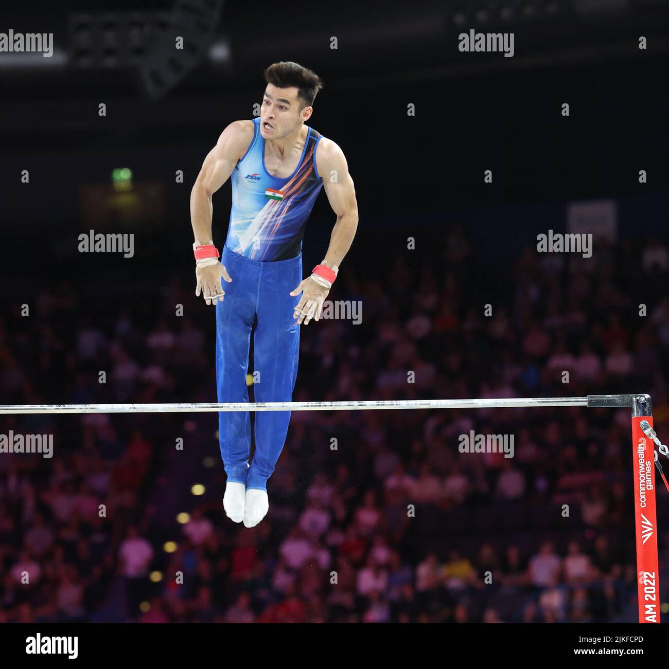 Birmingham UK, 31st July 2022 India's Yogeshwar Singh competes in the