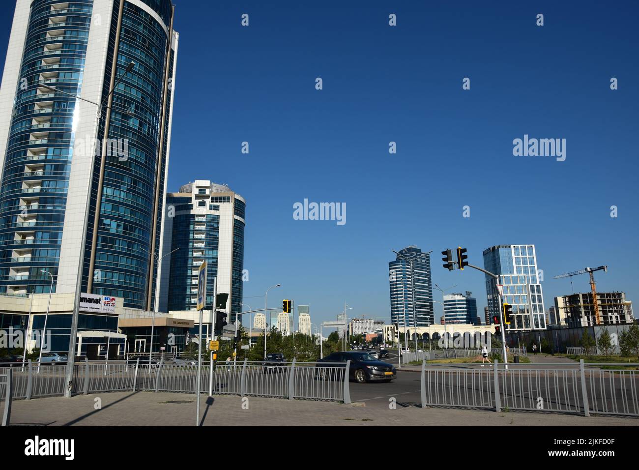 Astana (Nur-Sultan), Kazakhstan – View with modern buildings in Astana ...