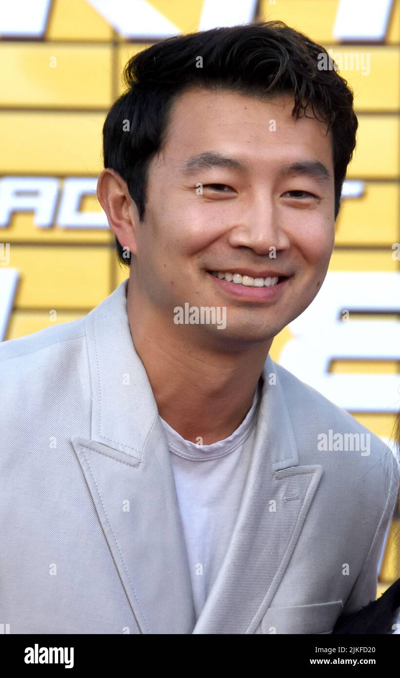 Los Angeles, California, USA. 1st Aug, 2022. Actor Simu Liuattends the ...