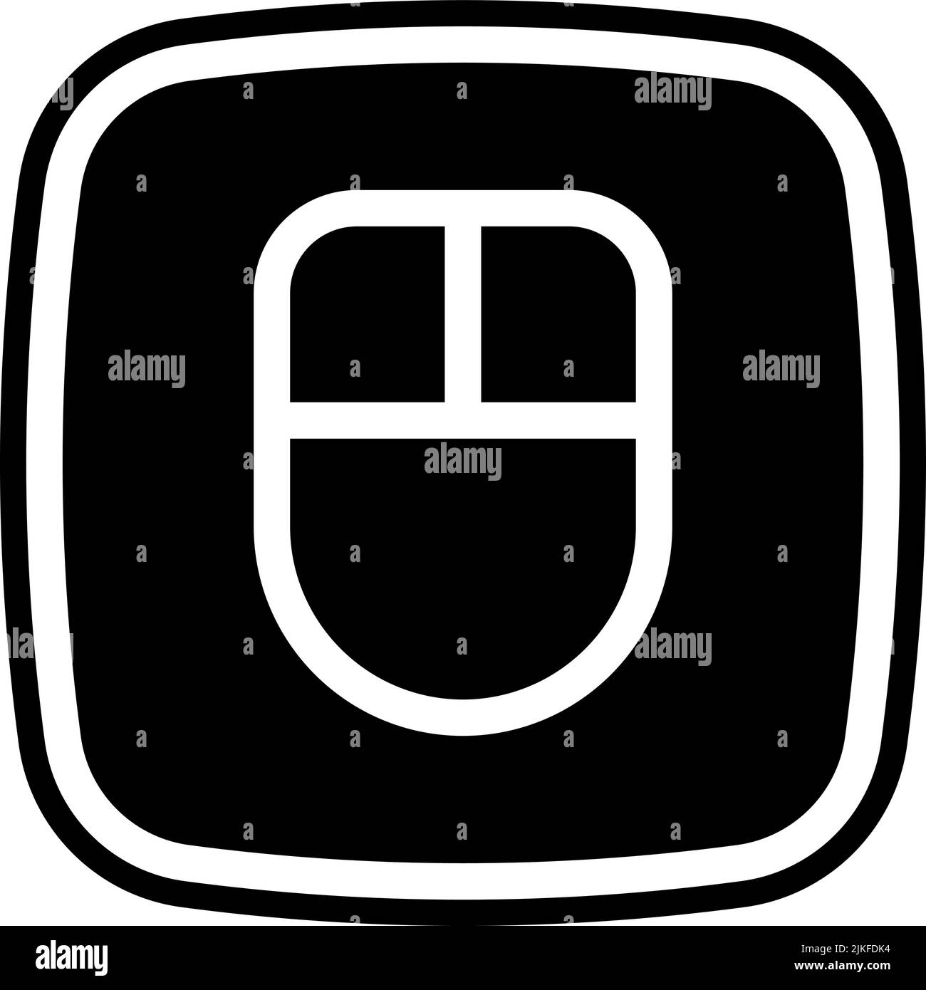 mouse icon black vector illustration Stock Vector Image & Art - Alamy