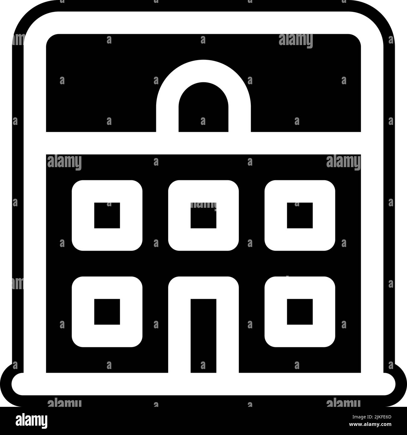 house icon black vector illustration Stock Vector Image & Art - Alamy