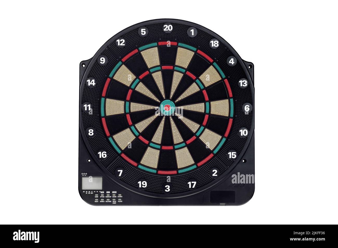 Electronic darts on white background Stock Photo