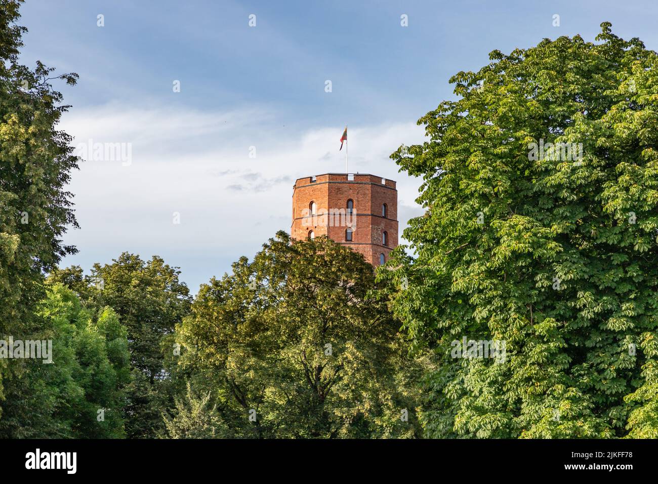 The capital of Lithuania - Vilnius Stock Photo