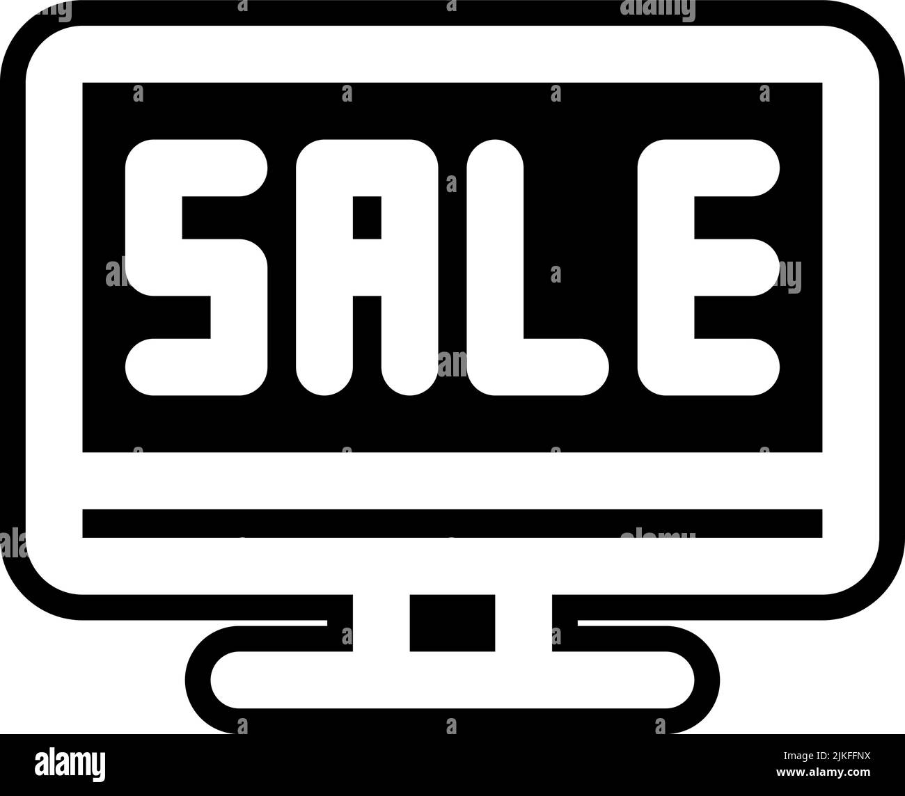 sales icon black vector illustration Stock Vector Image & Art - Alamy