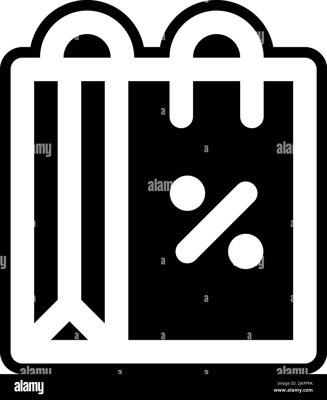 shopping bag icon black vector illustration Stock Vector Image & Art ...