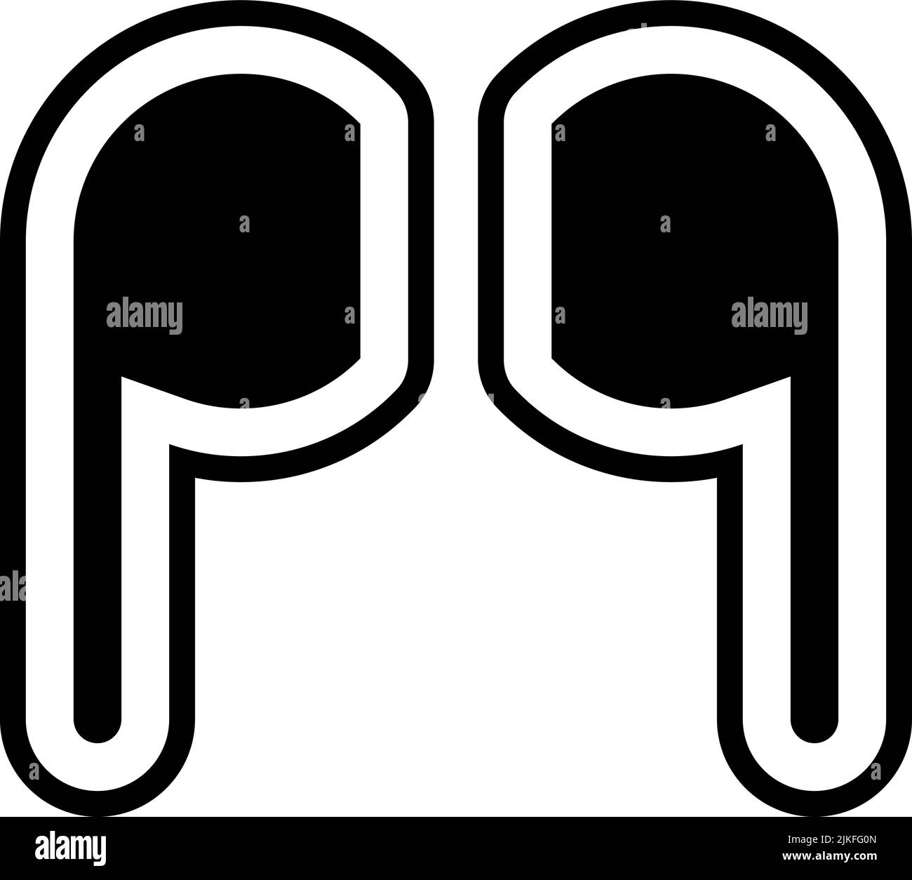 Ear airpods Black and White Stock Photos & Images - Alamy
