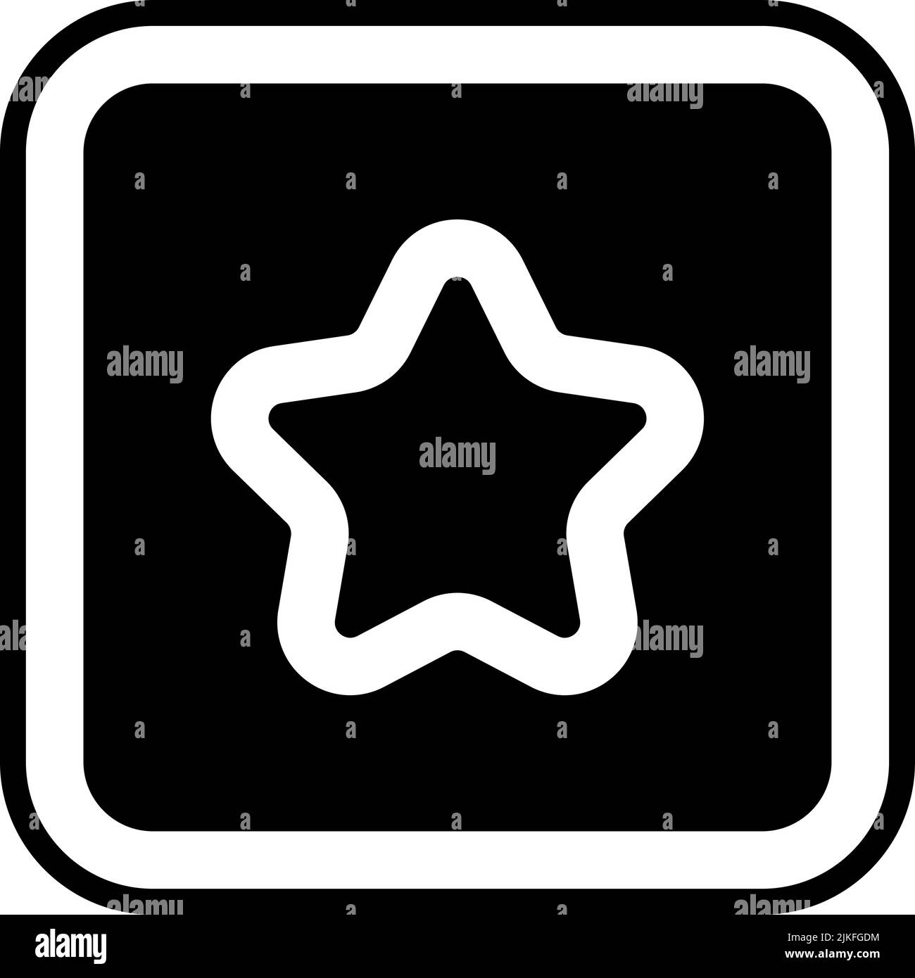 favorite icon black vector illustration Stock Vector Image & Art - Alamy